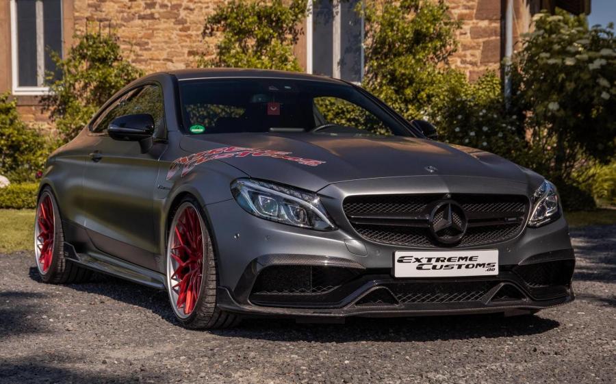 Mercedes-AMG C63 Coupe by Extreme Customs & Brabus on Vossen Wheels (S17-01 (3-Piece)) '2019
